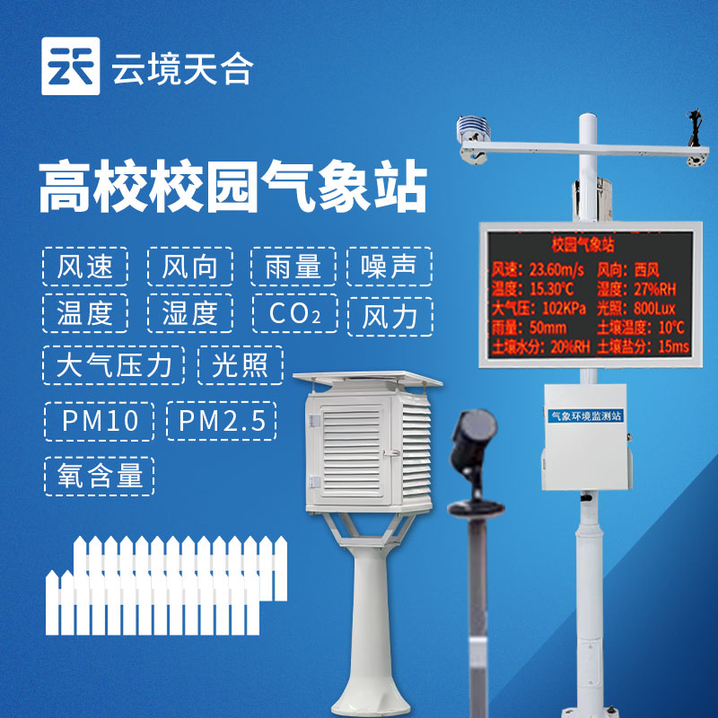 校园气象站选型对比：云境天合 TH‑XQ4 与天蔚 TW‑XQ2
